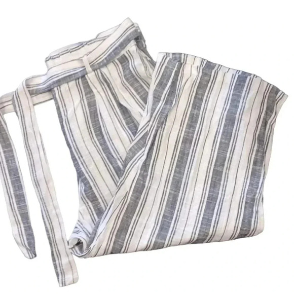 Urbanology Luxury Linen Collection Blend Wide Leg Capri Pants Size  XL - Picture 3 of 7